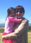 Nancy with her granddaughter